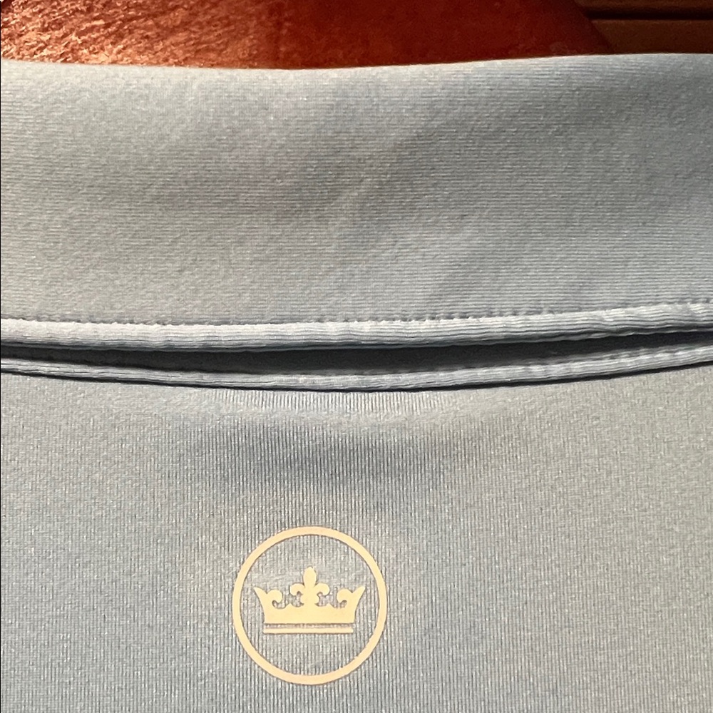 Brand New Peter Millar Summer Comfort Crown Sport Sky Blue Performance Golf Polo - Picture 12 of 12